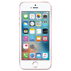 Apple iPhone SE, iOS, 4, 4G LTE, SIM Free, 16GB Rose Gold